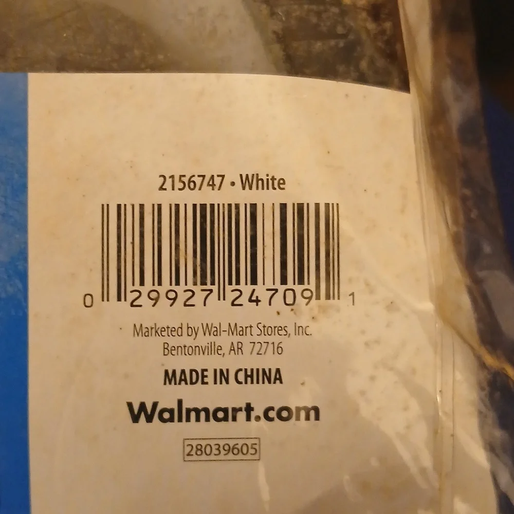 New Mainstays White Sheer Two Packs Scarf Curtain 59